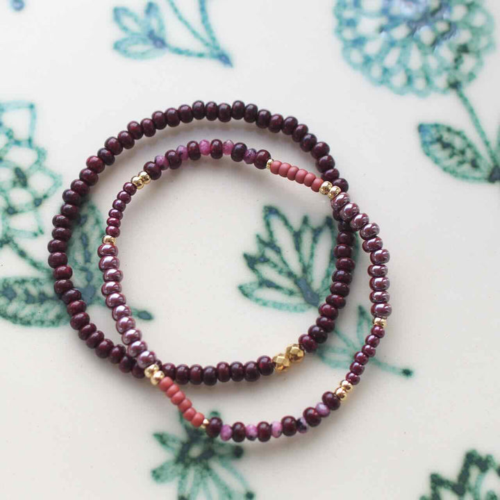 widaro armband winter red tones (kies je soort)