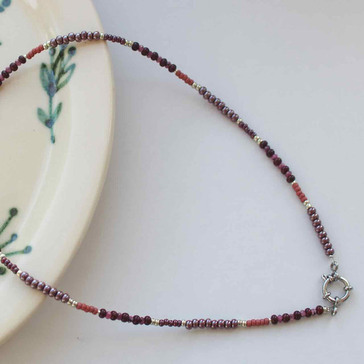 widaro ketting winter red tones