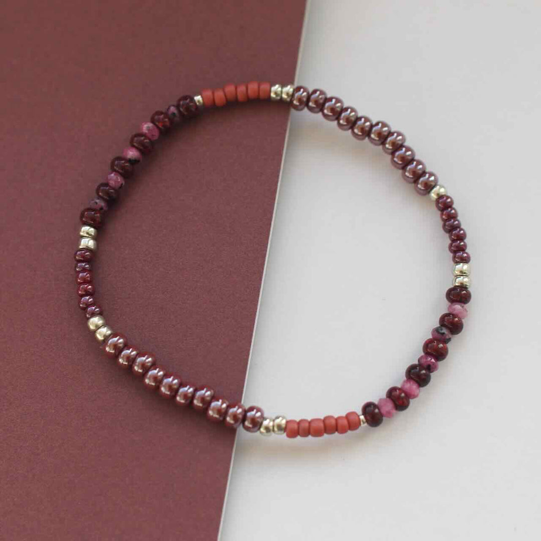 widaro armband winter red tones (kies je soort)