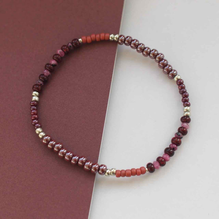 widaro armband winter red tones (kies je soort)