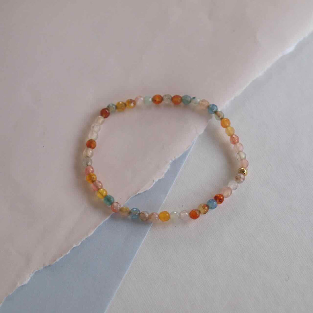 widaro armband yellow mix agate