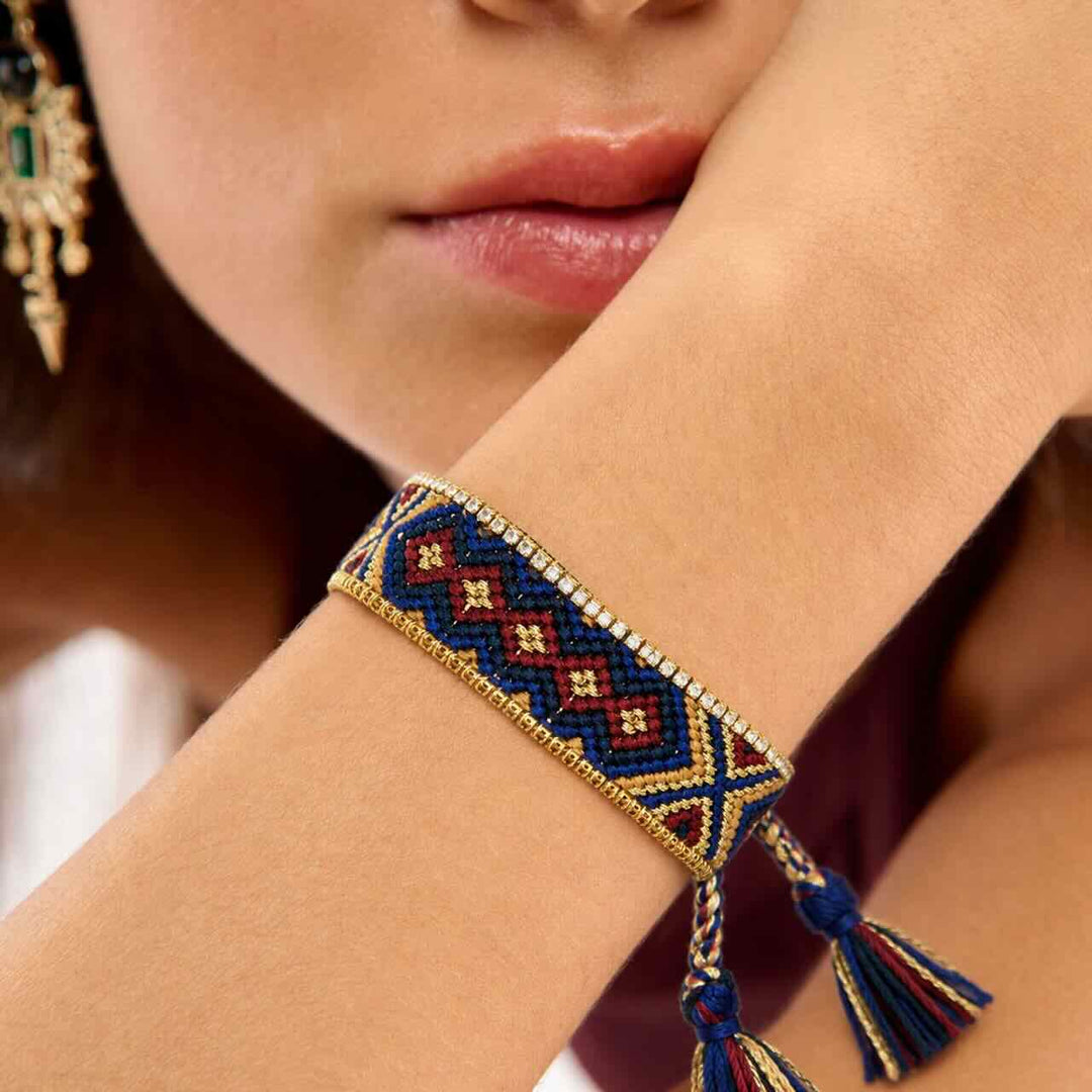 hipanema armband isador indigo