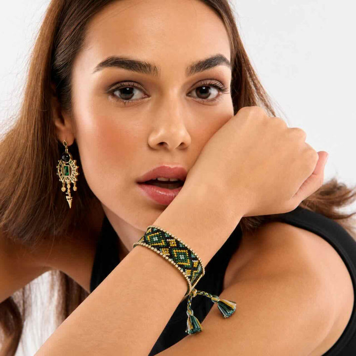 hipanema armband isador khaki