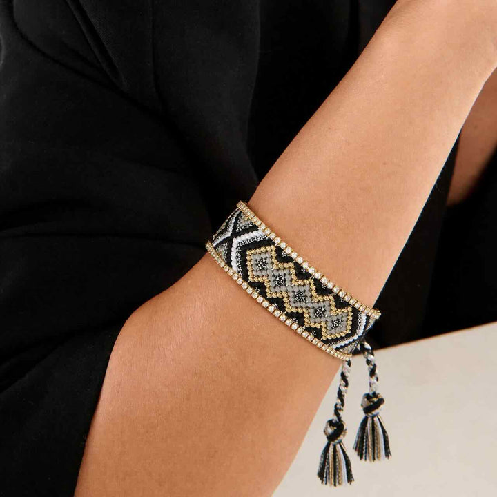 hipanema armband isador black
