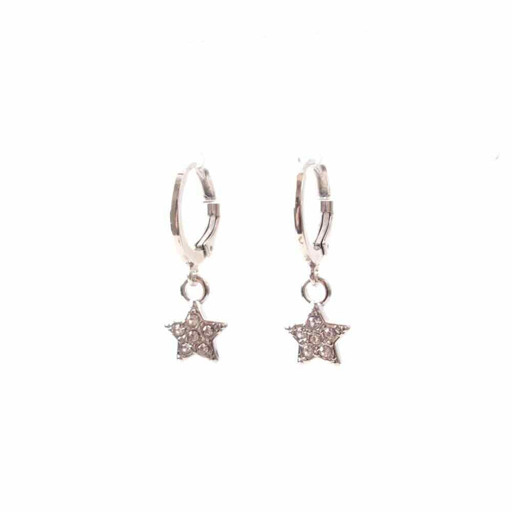 widaro oorbellen glitter stars (kies goud/zilver)