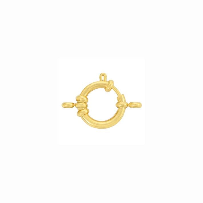 boeislot roestvrijstaal 14mm goud