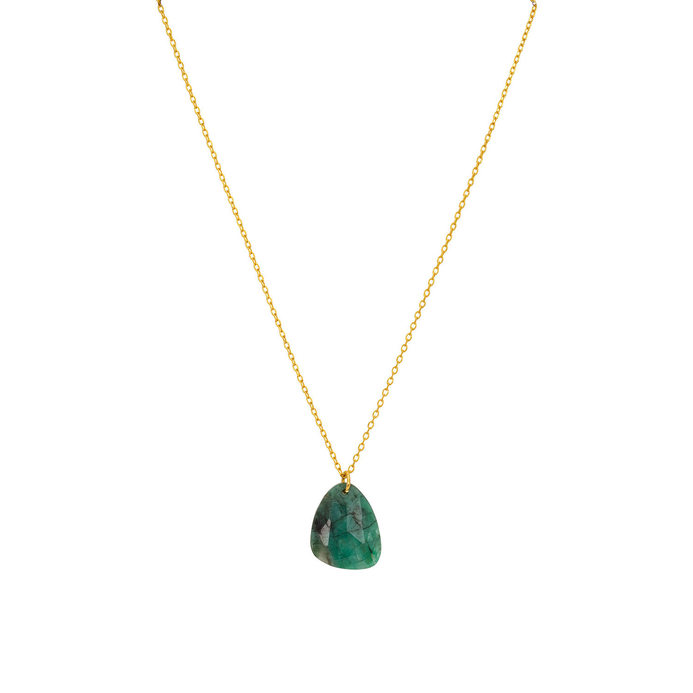 une a une ketting emerald