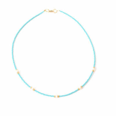 widaro ketting 5 pearl turquoise