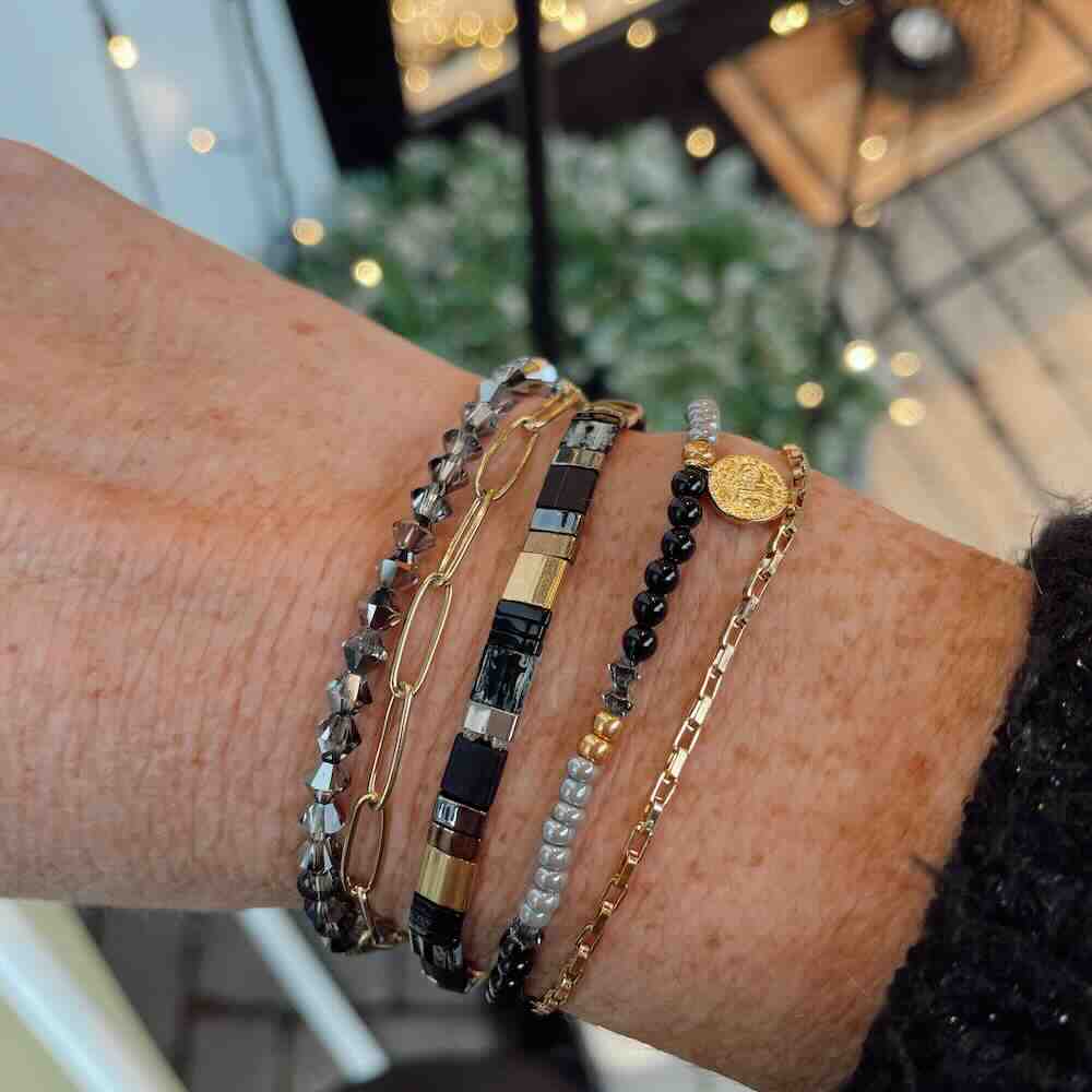 widaro schakelarmband goud