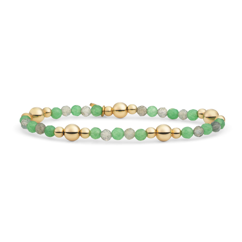 sparkling jewels armband bold mix green aventurine