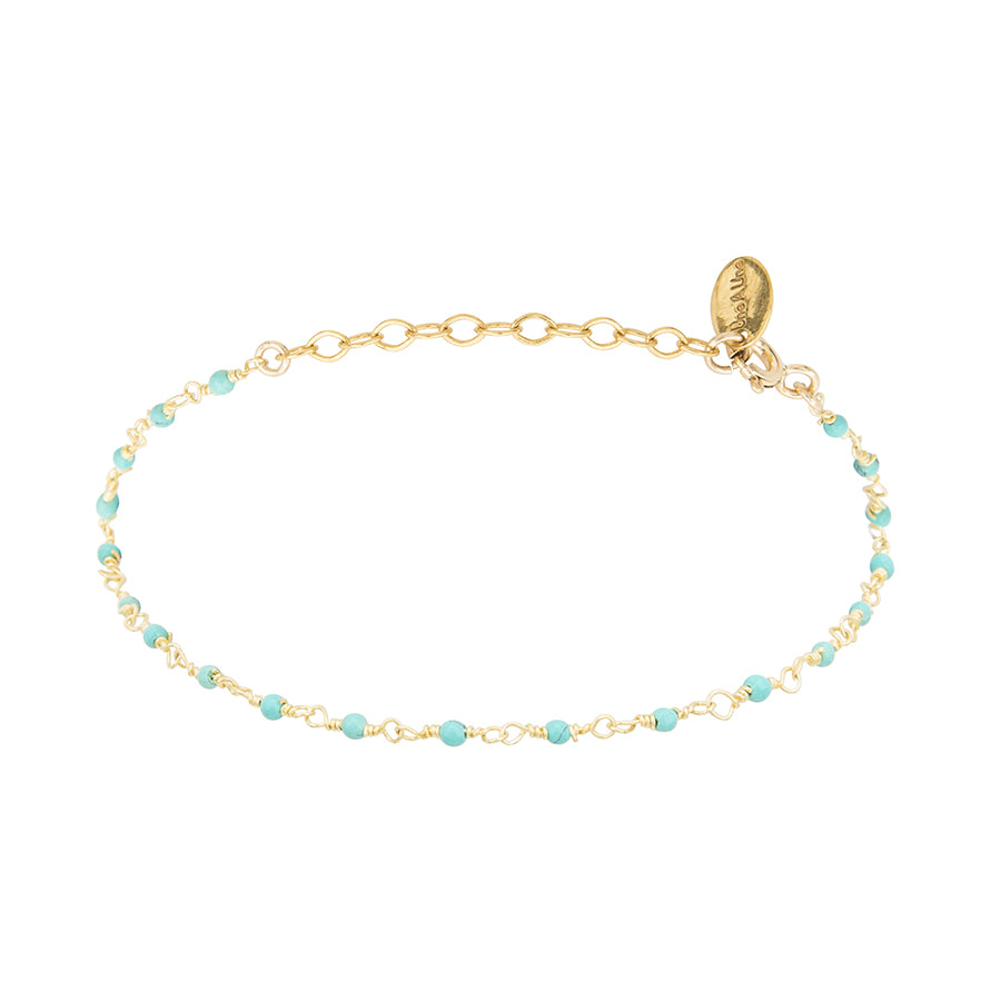 une a une armband lagon turquoise