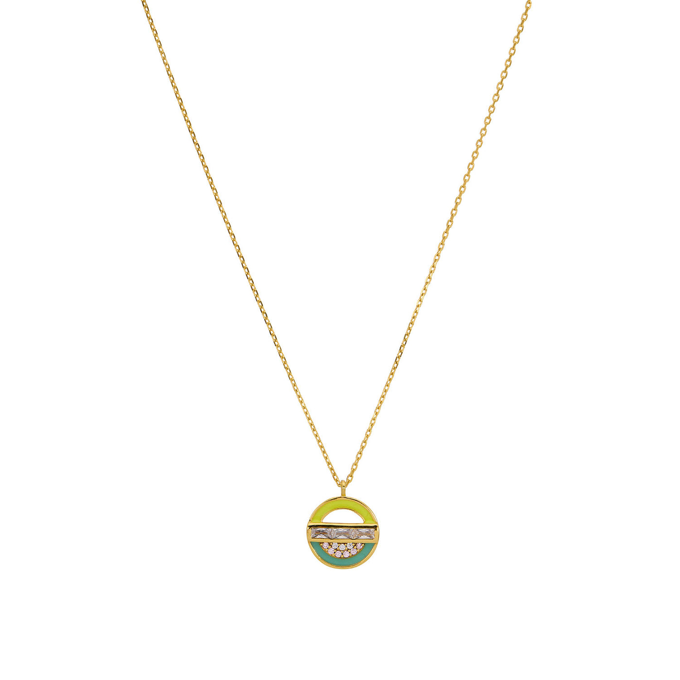 une a une ketting lilas sunny lime