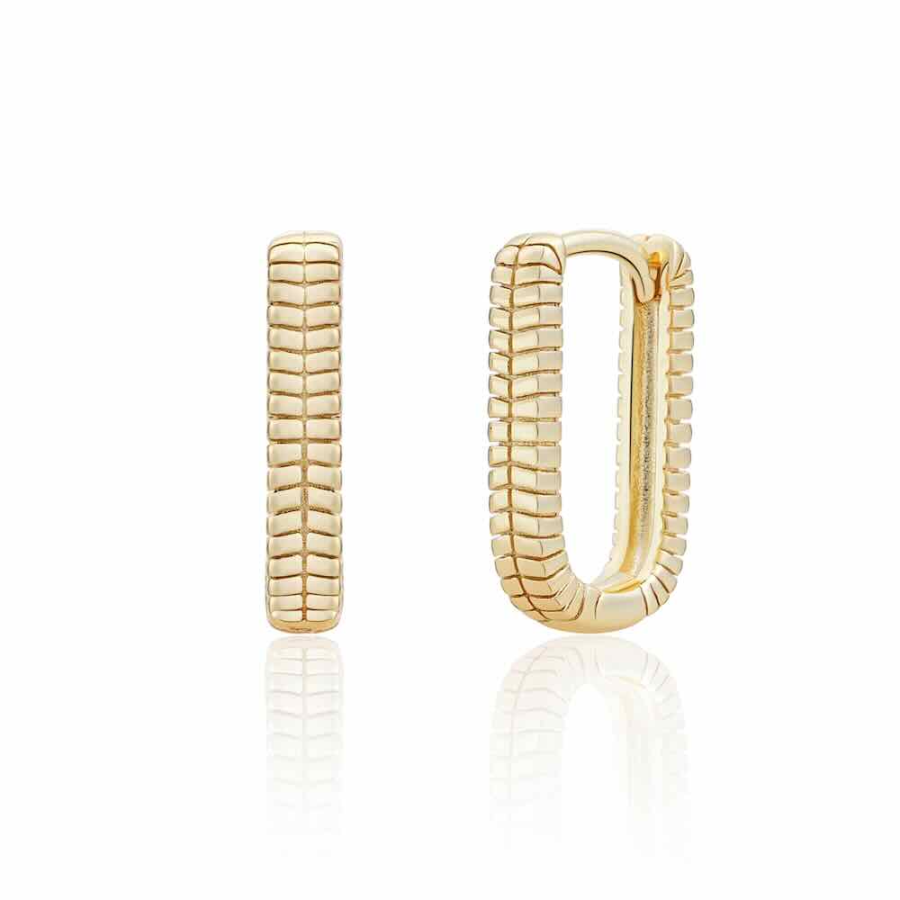 sparkling jewels creolen square gold