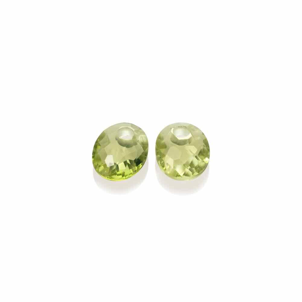 sparkling jewels hangers small oval lemon quartz