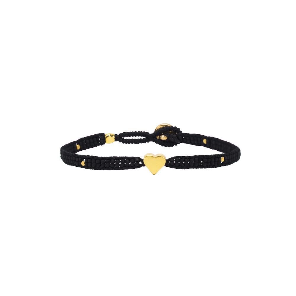 ibu jewels armband little heart black