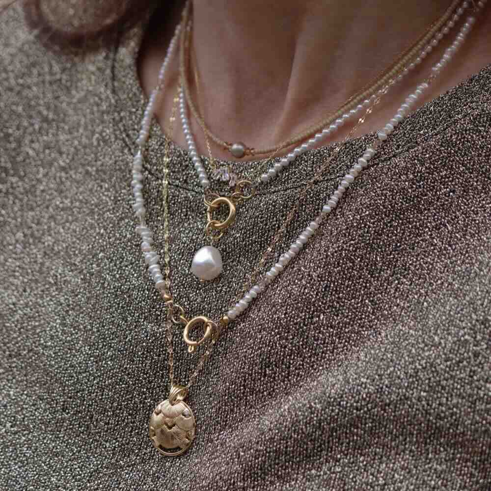 widaro parelketting extra petit white