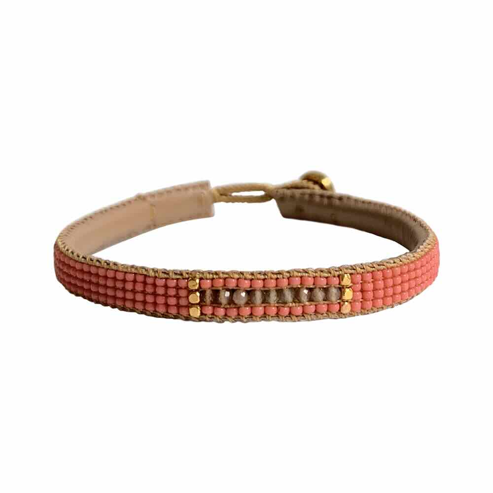 ibu jewels armband stone line watermelon