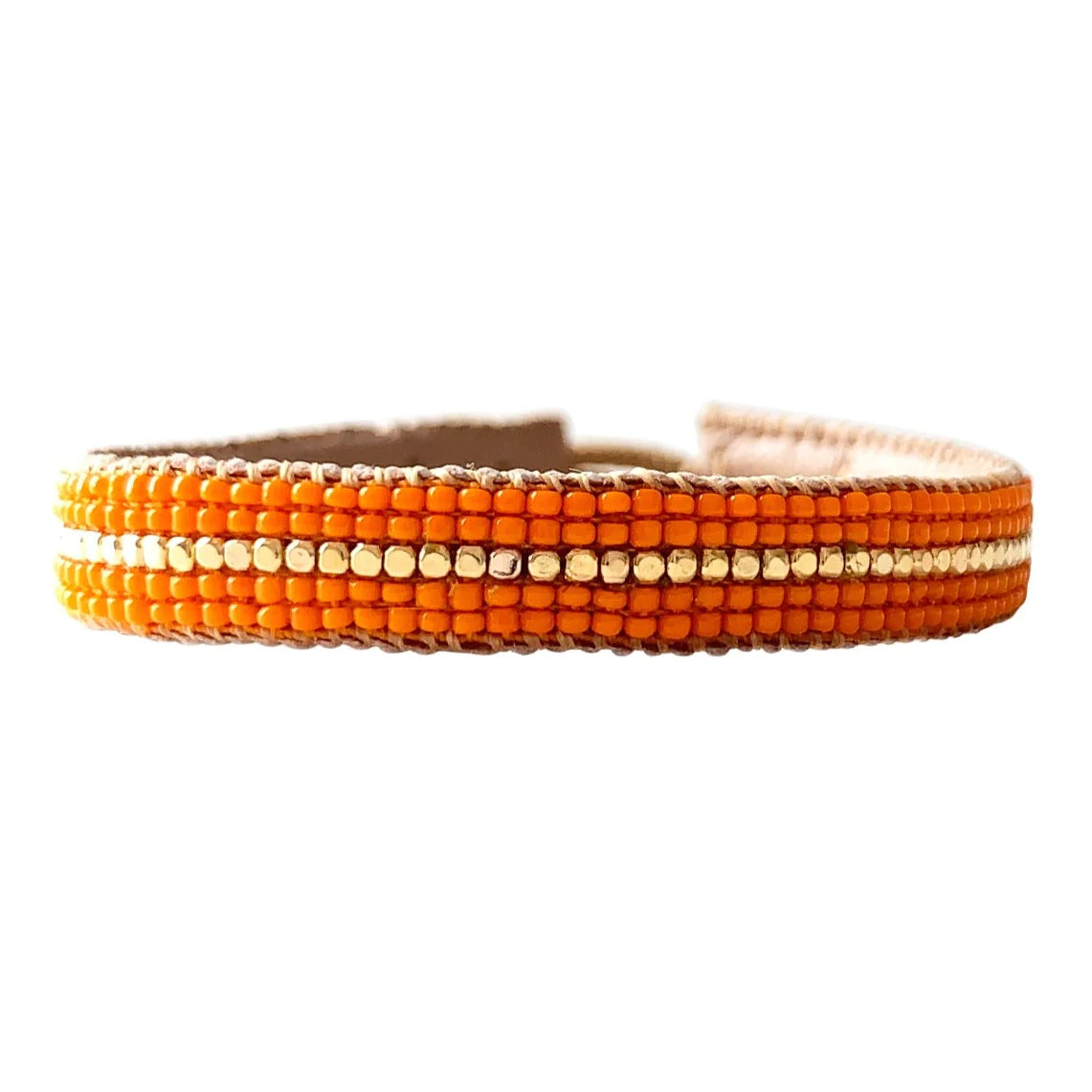 ibu jewels armband the stripe orange