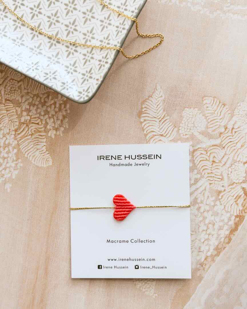 irene hussein armband hart medium (kies je kleur)