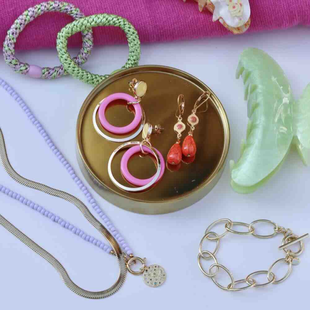 widaro ketting lila beads