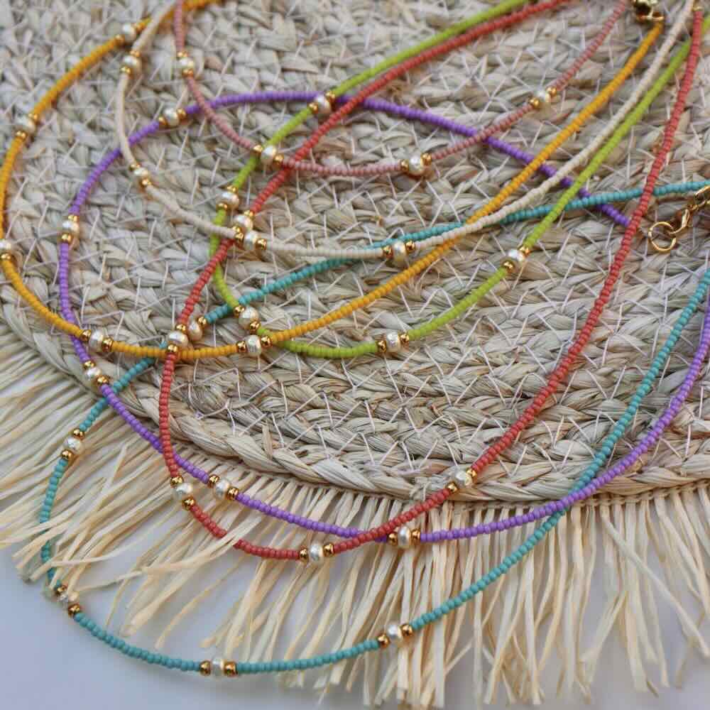 widaro ketting 5 pearl colors (kies je kleur)