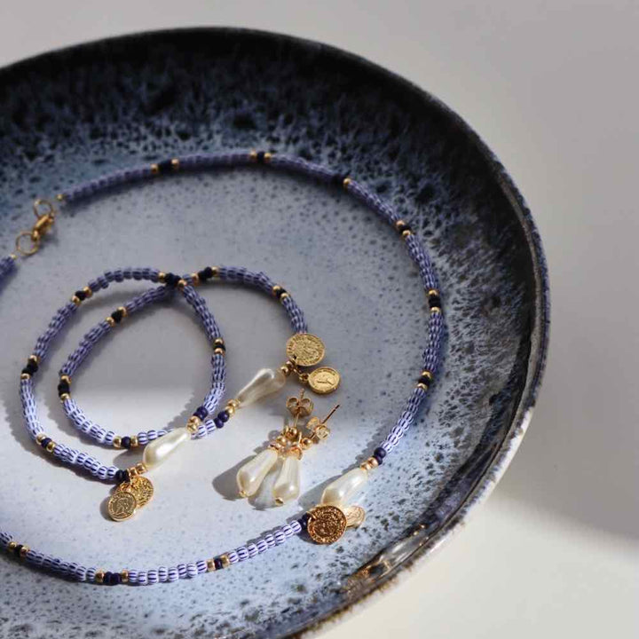 widaro ketting blue stripes