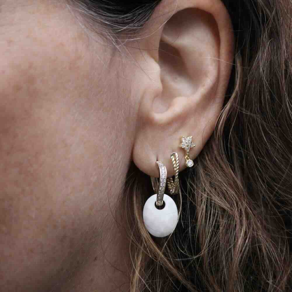 sparkling jewels creolen flare crystal gold