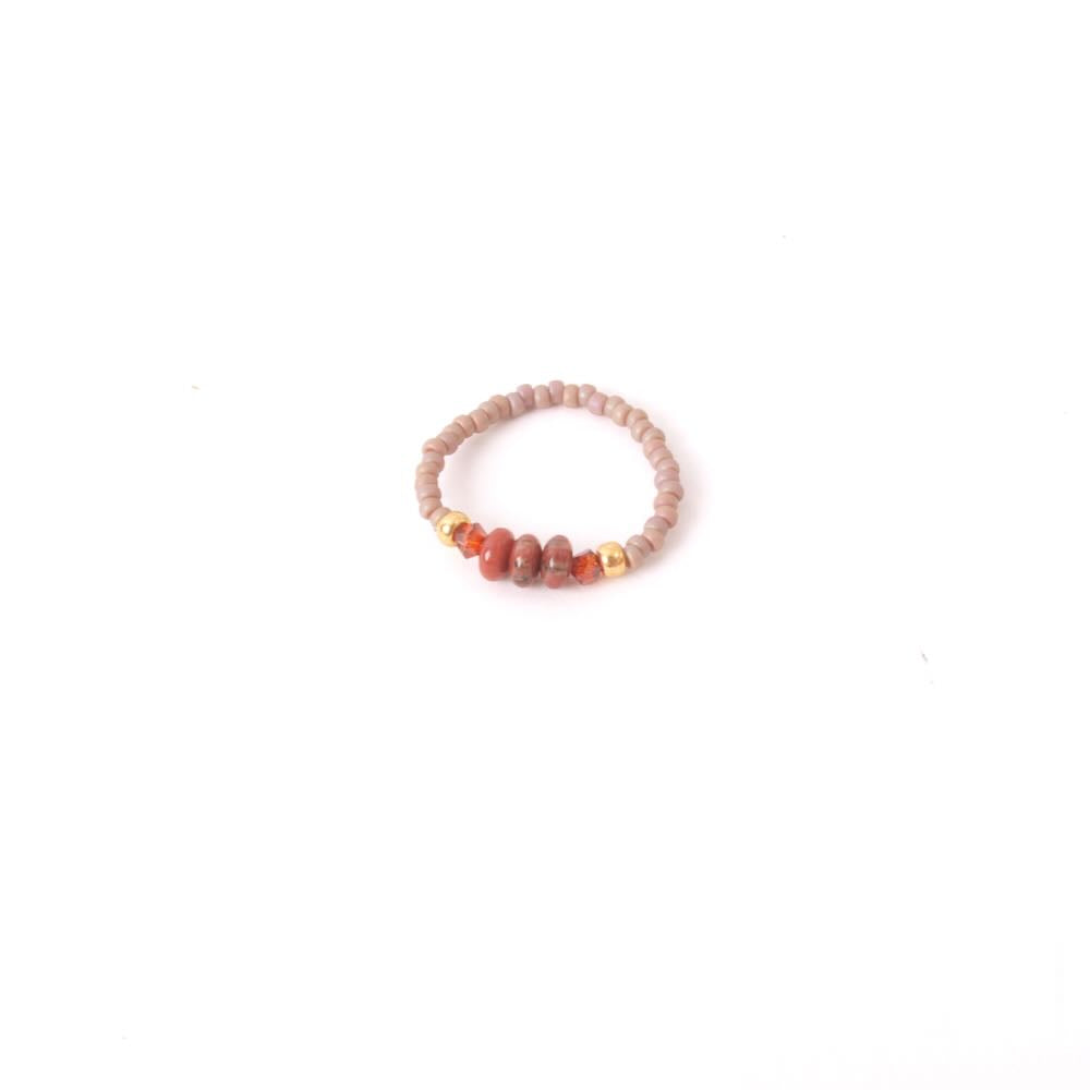 widaro ring peach & stones (kies je ring)