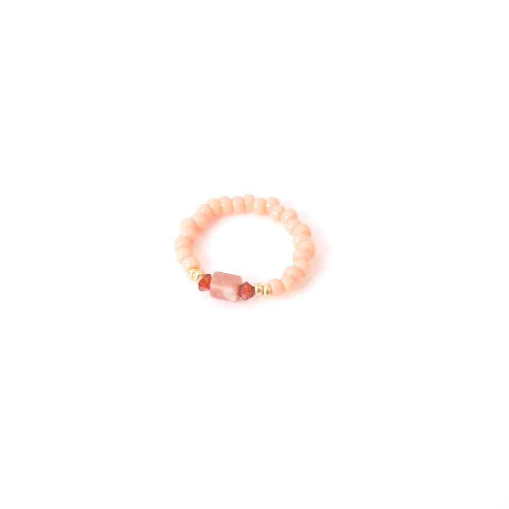 widaro ring peach & stones (kies je ring)