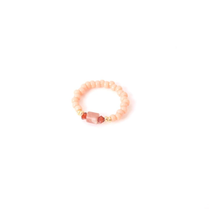widaro ring peach & stones (kies je ring)