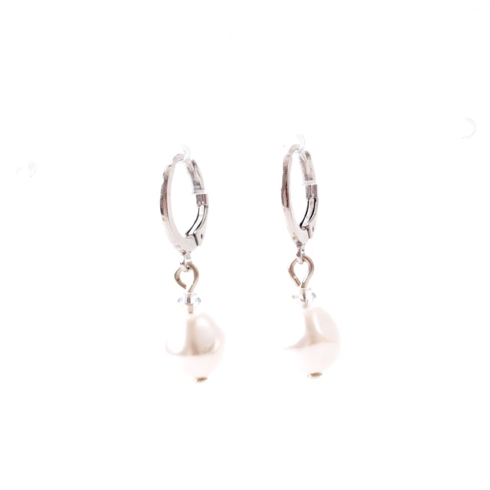 widaro oorbellen baroque zilver