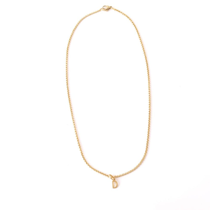 bedel letter roestvrijstaal a-z goud (kies je letter)