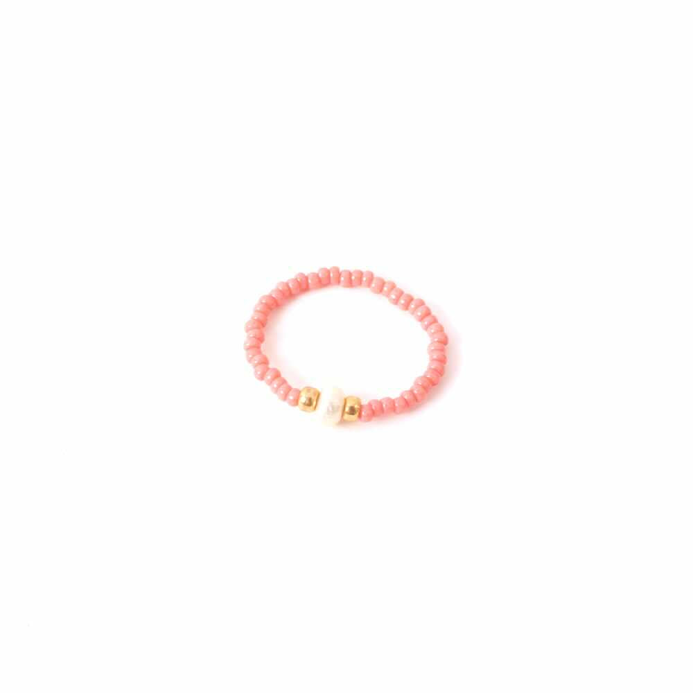 widaro ring small pearl color ring