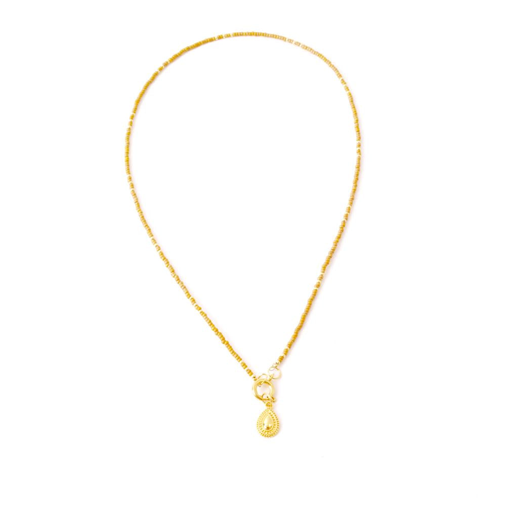 widaro halflange ketting honing bruin