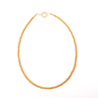 widaro ketting naturel/cognac small beads