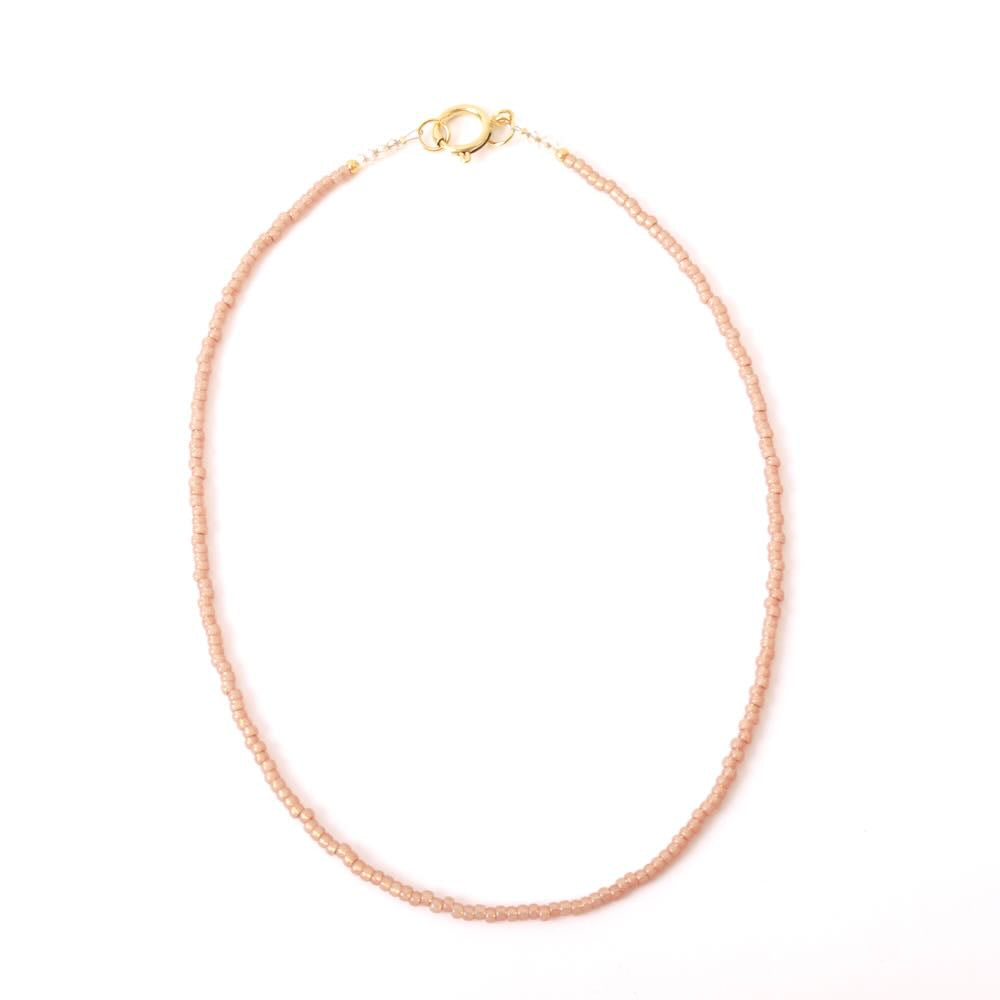 widaro ketting naturel/cognac small beads