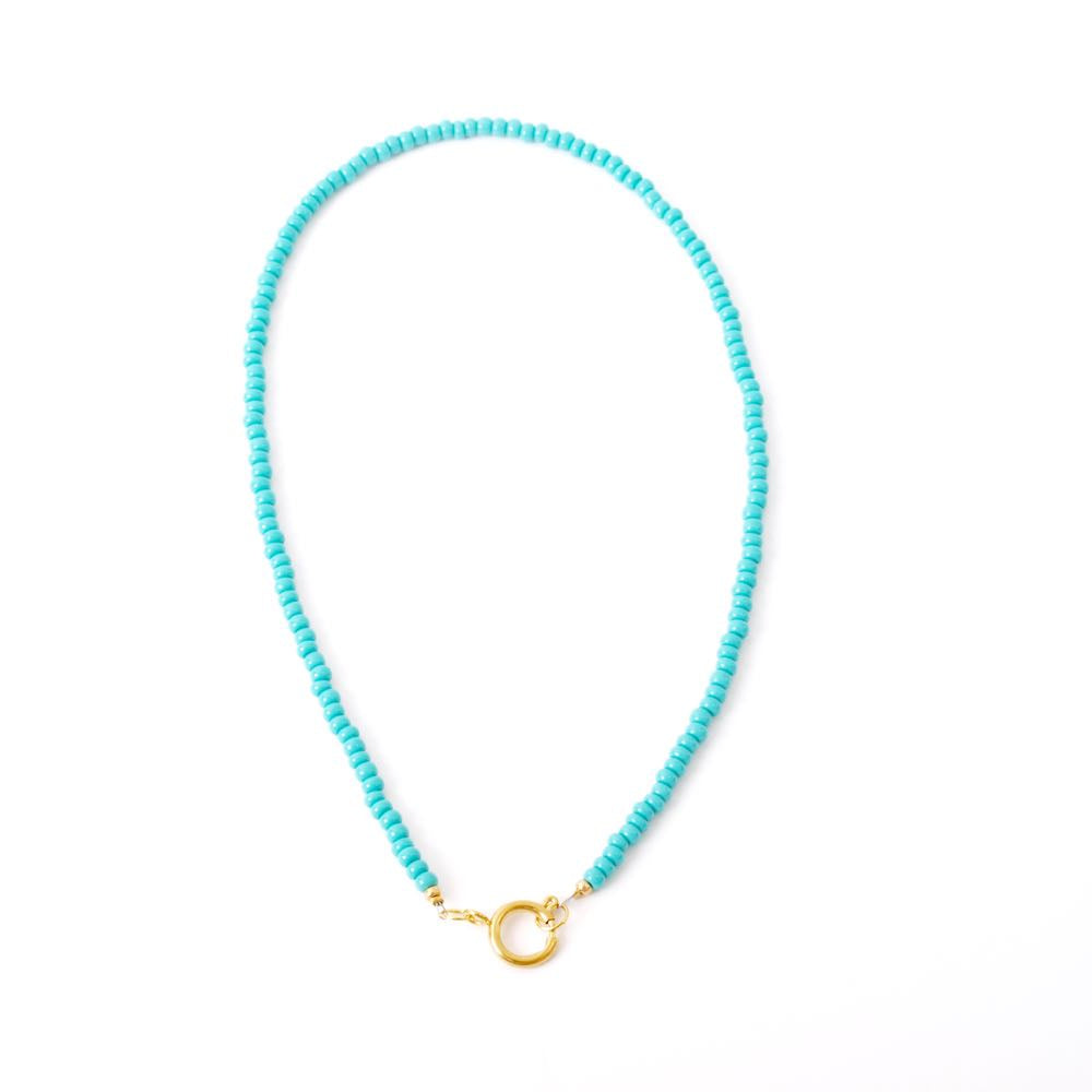 widaro ketting turquoise beads