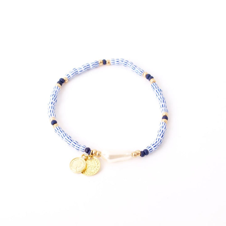 widaro armband blue stripes