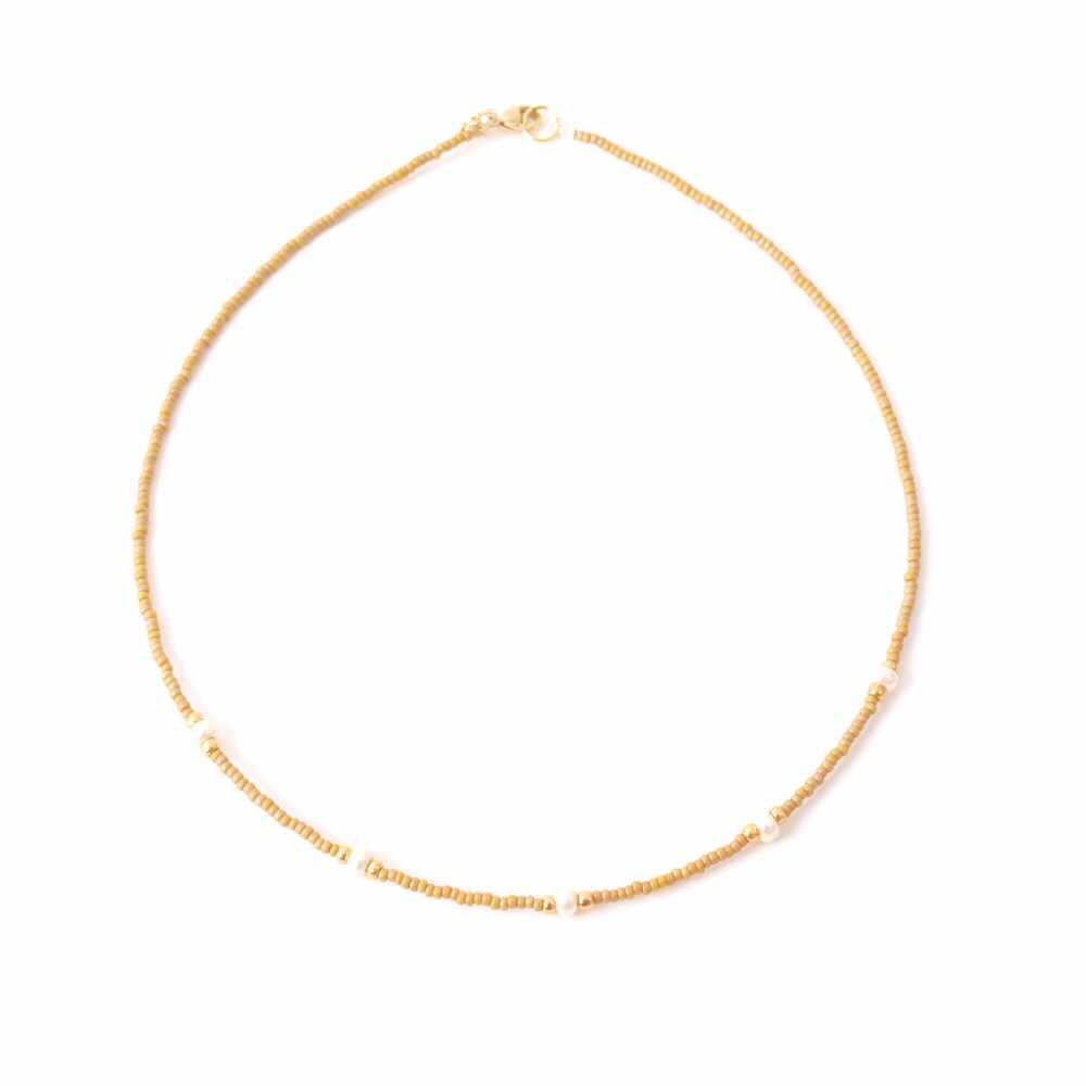 widaro ketting 5 pearl naturel