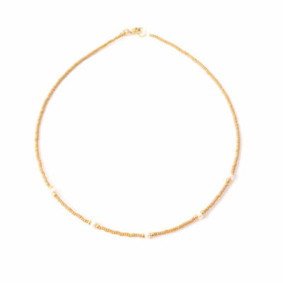 widaro ketting 5 pearl naturel