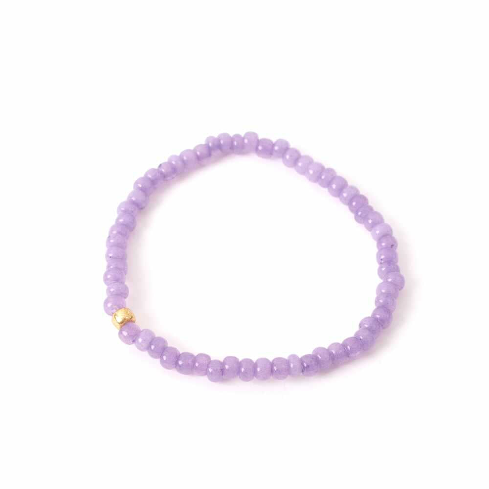 widaro armband purple beads