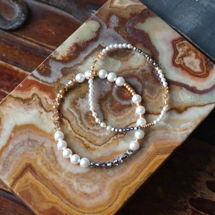widaro armband white sparkle mini