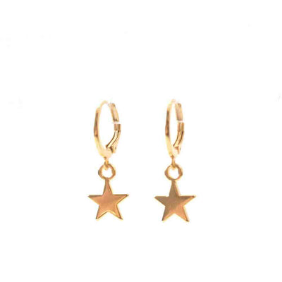 widaro oorbellen golden stars