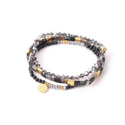 widaro armbandset black tones