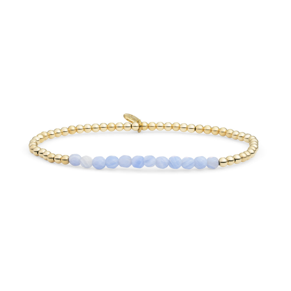 sparkling jewels armband universe blue agate