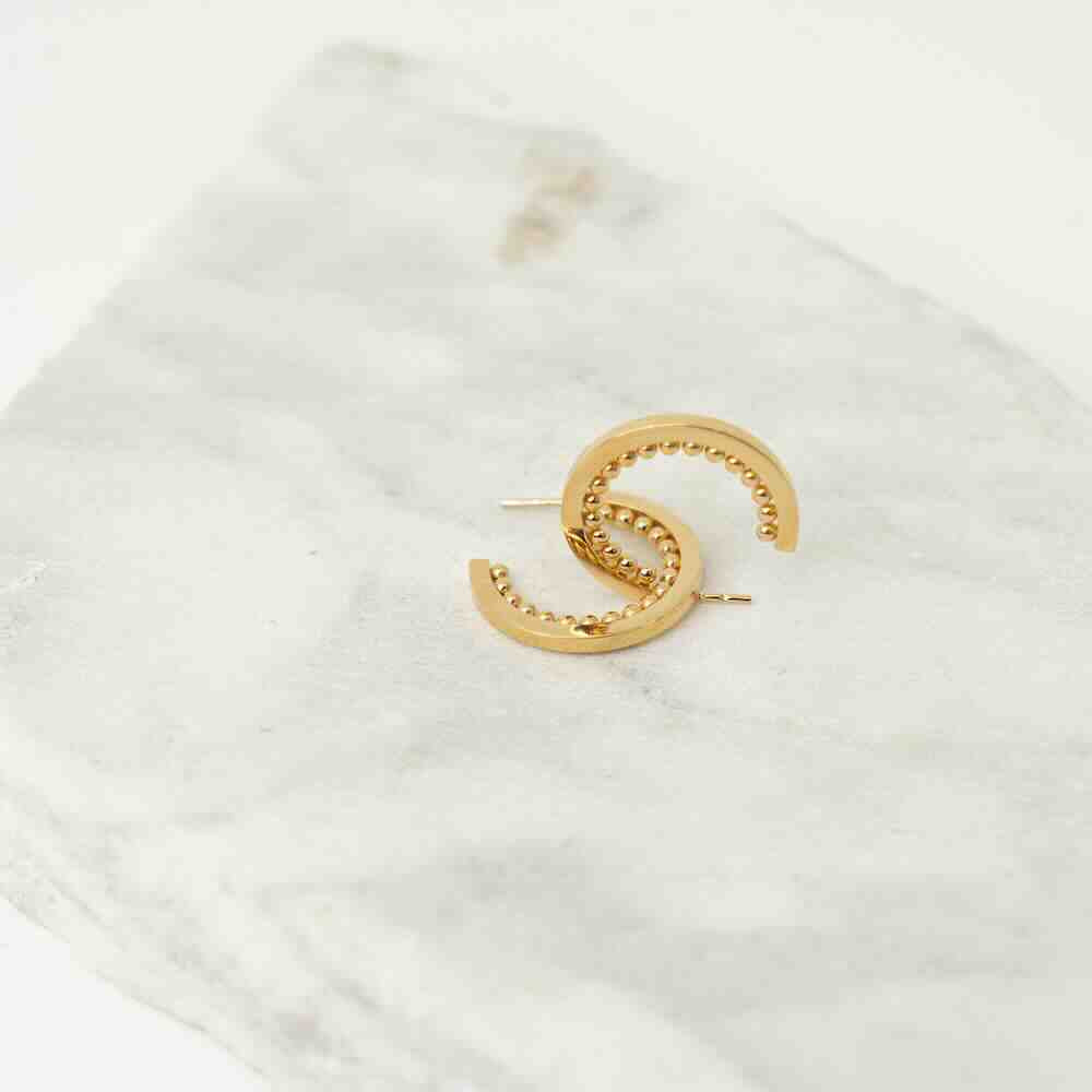 souvenirs de pomme oorbellen nina medium hoops