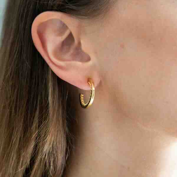 souvenirs de pomme oorbellen nina medium hoops