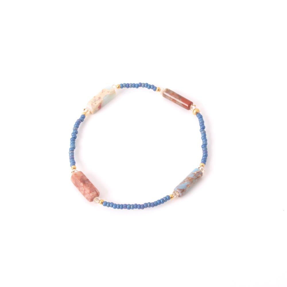 widaro armband blue & stones