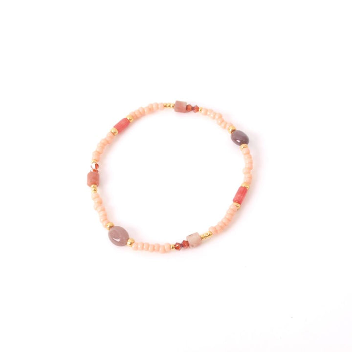 widaro armband peach little stones