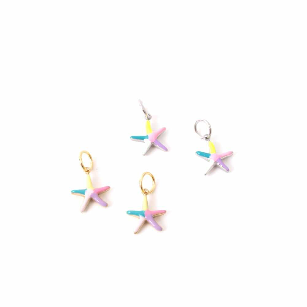 bedel emaille colors (kies goud/zilver)